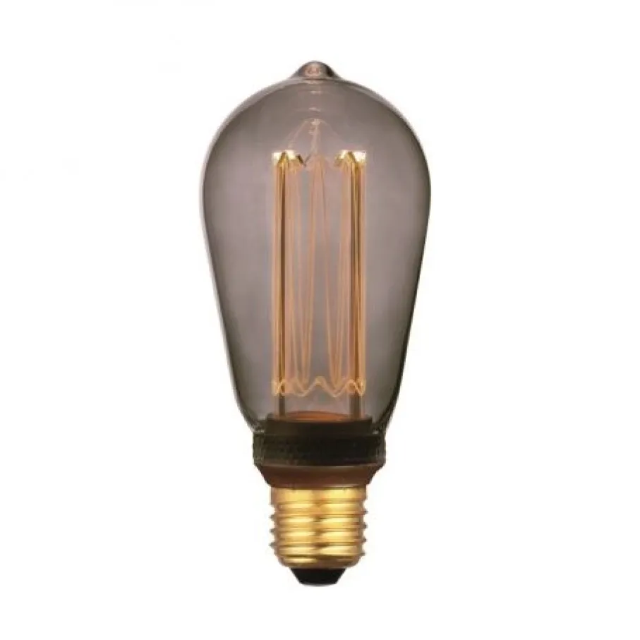 Lichtbronnen< Lichtbron Luce Zwart - E27 - Ø 6,5 cm