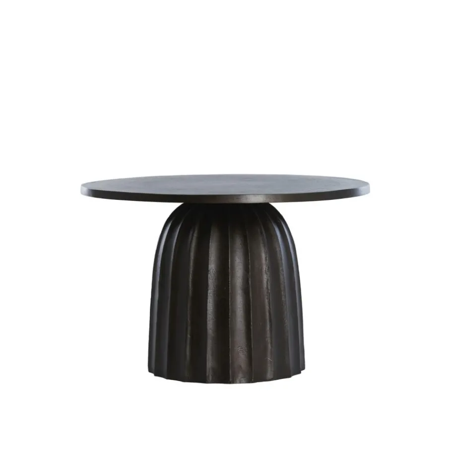Bijzettafels<Light - Living Light & Living Bijzettafel Veglia Donkerbruin - Ø 60 cm