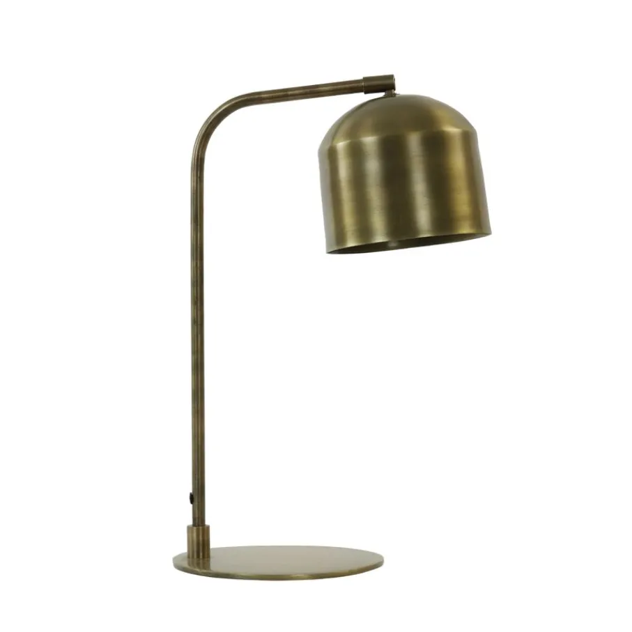 Bureaulampen|Tafellampen<Light - Living Light & Living Bureaulamp Aleso Brons - E27 - 48 cm hoog