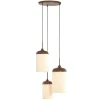 Hanglampen<Light - Living Light & Living Hanglamp Danialo Bruin - 3 x E27 - Ø 35 cm