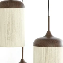 Hanglampen<Light - Living Light & Living Hanglamp Danialo Bruin - 3 x E27 - Ø 35 cm