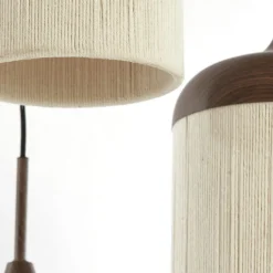 Hanglampen<Light - Living Light & Living Hanglamp Danialo Bruin - 3 x E27 - Ø 35 cm
