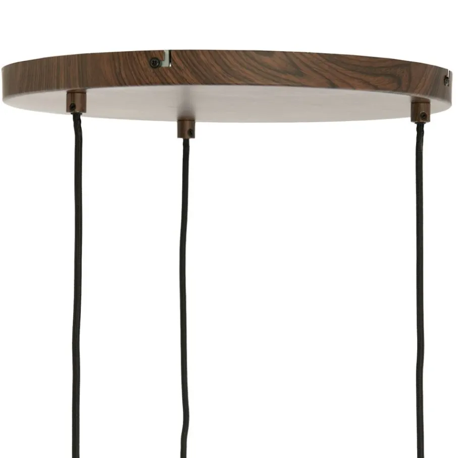 Hanglampen<Light - Living Light & Living Hanglamp Danialo Bruin - 3 x E27 - Ø 35 cm