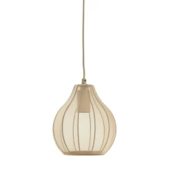 Hanglampen<Light - Living Light & Living Hanglamp Elati Naturel - 5 x E27 - 100 cm breed