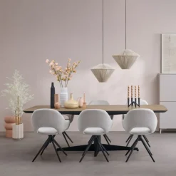 Hanglampen<Light - Living Light & Living Hanglamp Felida Crème - E27 - Ø 42 cm