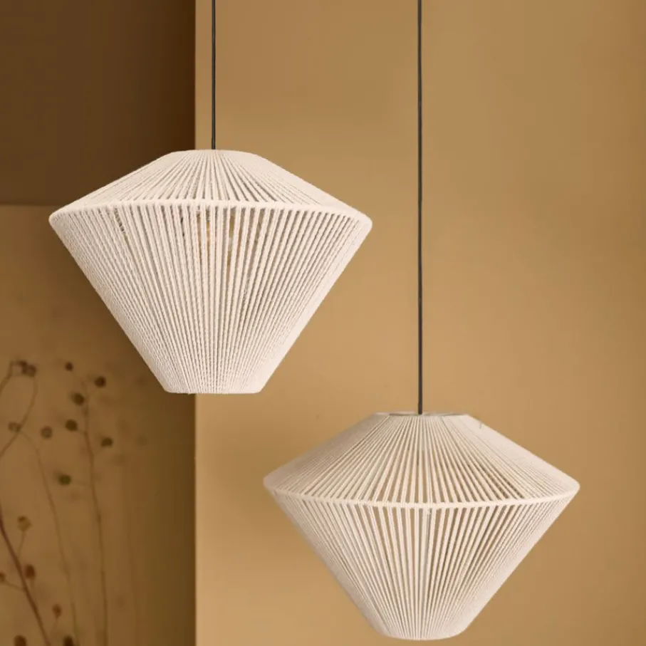 Hanglampen<Light - Living Light & Living Hanglamp Felida Crème - E27 - Ø 42 cm