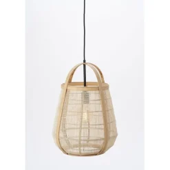Hanglampen<Light - Living Light & Living Hanglamp Jacinto Naturel - E27 - Ø 38 cm