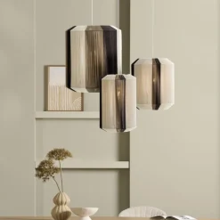Hanglampen<Light - Living Light & Living Hanglamp Kozana Bruin - E27 - Ø 48 cm