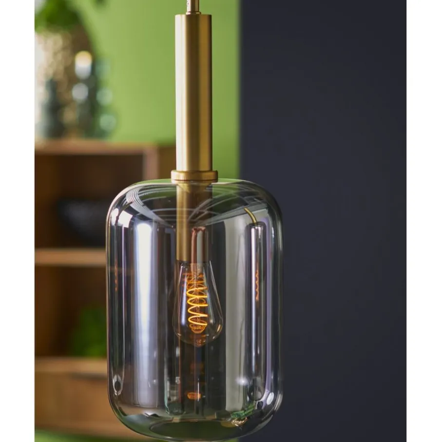 Hanglampen<Light - Living Light & Living Hanglamp Lekar Goud - 3 x E27 - 100 cm breed