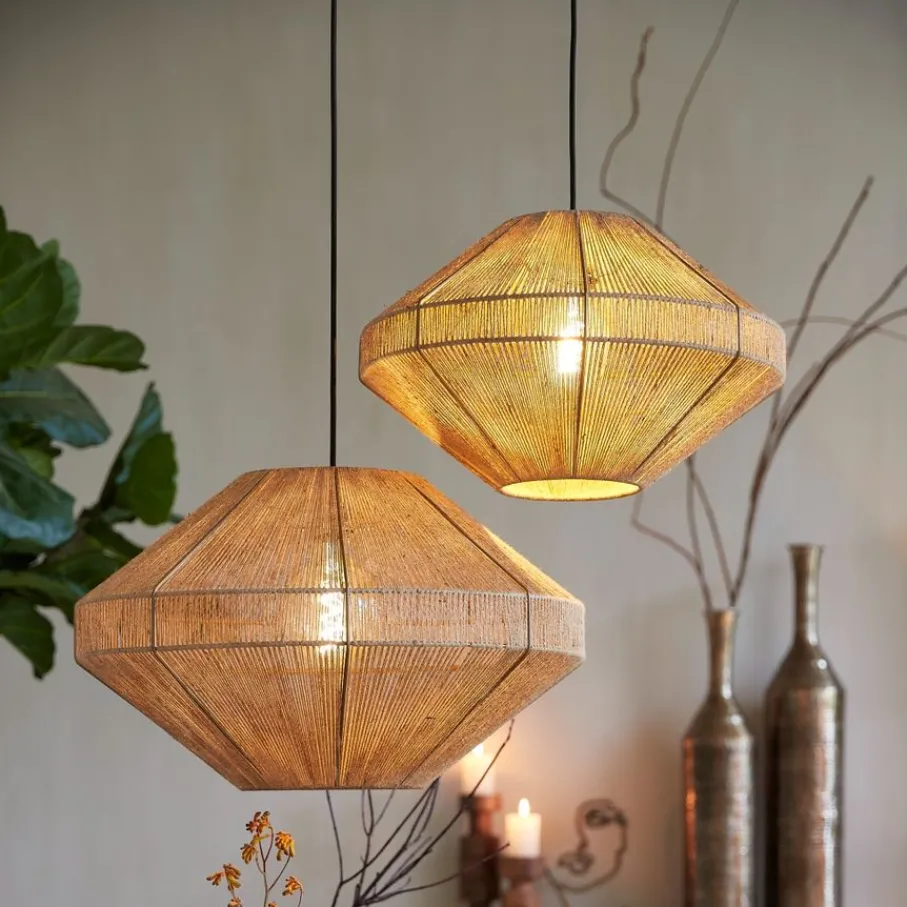Hanglampen<Light - Living Light & Living Hanglamp Mallow Naturel - E27 - Ø 50 cm