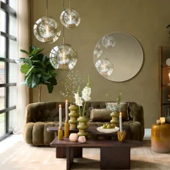 Hanglampen<Light - Living Light & Living Hanglamp Medina Transparant - E27 - Ø 40 cm