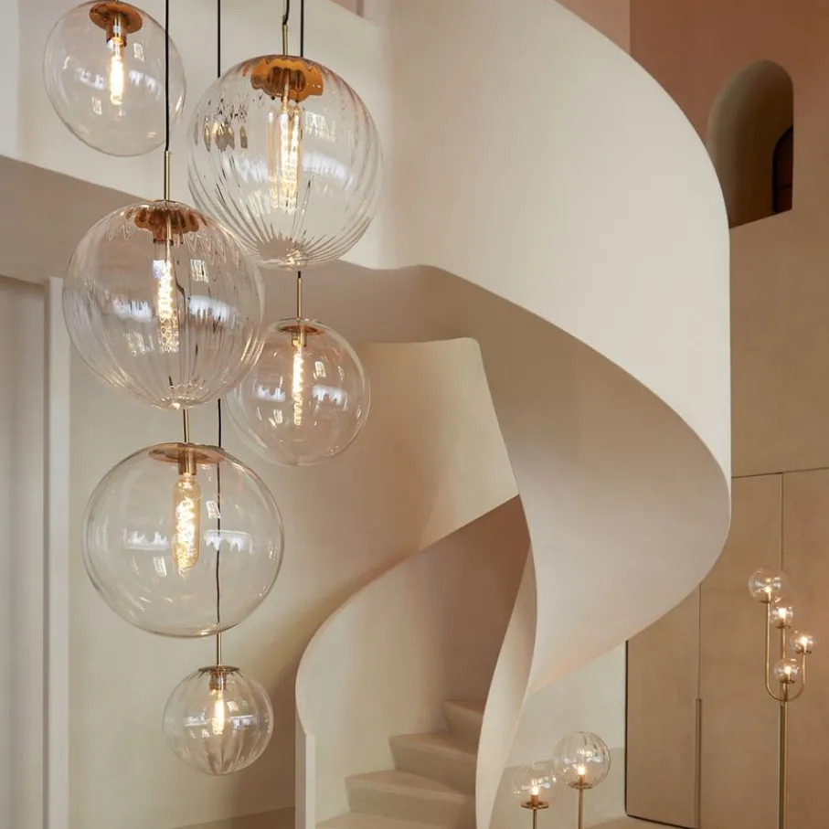 Hanglampen<Light - Living Light & Living Hanglamp Medina Transparant - E27 - Ø 40 cm
