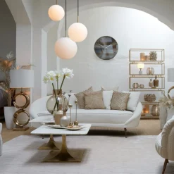 Hanglampen<Light - Living Light & Living Hanglamp Medina Wit - E27 - Ø 30 cm