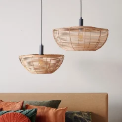 Hanglampen<Light - Living Light & Living Hanglamp Milan Naturel - E27 - Ø 50 cm