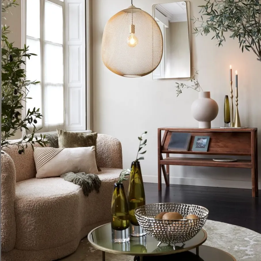 Hanglampen<Light - Living Light & Living Hanglamp Moroc Goud - E27 - Ø 40 cm