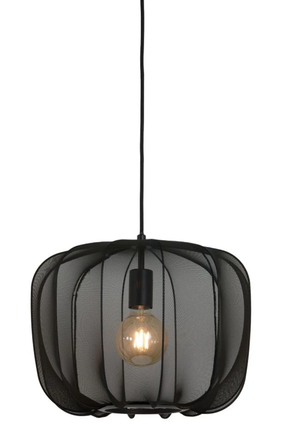Hanglampen<Light - Living Light & Living Hanglamp Plumeria Zwart - E27 - Ø 40 cm
