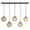 Hanglampen<Light - Living Light & Living Hanglamp Rakel Brons - 5 x E27 - 104 cm breed