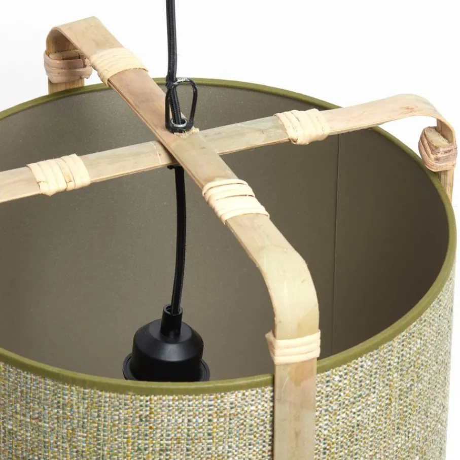 Hanglampen<Light - Living Light & Living Hanglamp Sendai Groen - E27 - Ø 32 cm