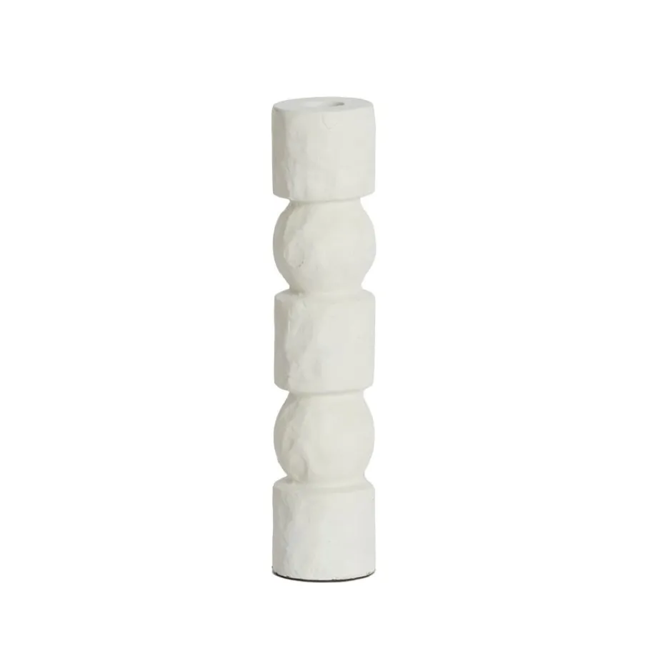 Kaarsen & Kandelaars<Light - Living Light & Living Kandelaar Akta Wit - 25 cm hoog