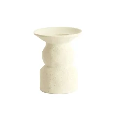 Kaarsen & Kandelaars<Light - Living Light & Living Kandelaar Atrani Crème - 15 cm hoog