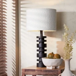 Lampenkappen & -Voeten<Light - Living Light & Living Lampenkap Bolero Wit - 40x30x40 cm