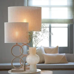 Lampenkappen & -Voeten<Light - Living Light & Living Lampenkap Breska Beige - 38x28x18 cm