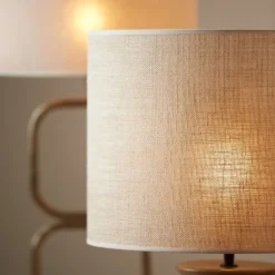 Lampenkappen & -Voeten<Light - Living Light & Living Lampenkap Breska Beige - 40x30x40 cm