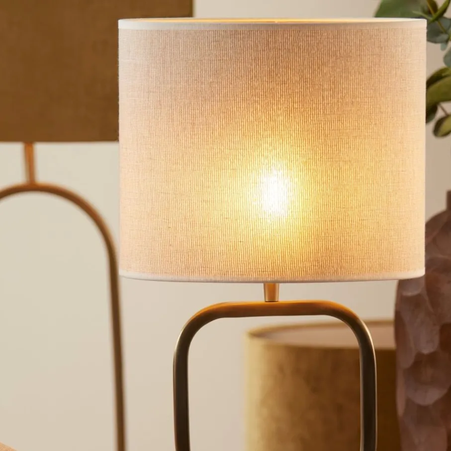 Lampenkappen & -Voeten<Light - Living Light & Living Lampenkap Breska Beige - 40x30x40 cm