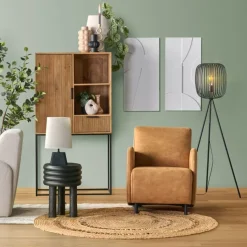 Lampenkappen & -Voeten<Light - Living Light & Living Lampenkap Breska Beige - 25x28x21 cm