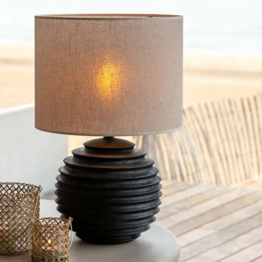 Lampenkappen & -Voeten<Light - Living Light & Living Lampenkap Breska Beige - 50x38x50 cm