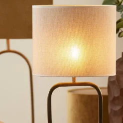Lampenkappen & -Voeten<Light - Living Light & Living Lampenkap Breska Beige - 25x18x25 cm