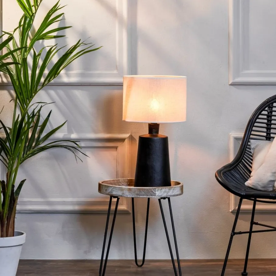 Lampenkappen & -Voeten<Light - Living Light & Living Lampenkap Breska Beige - 25x18x25 cm