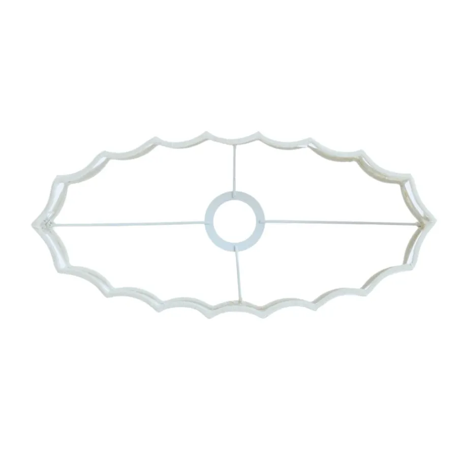 Lampenkappen & -Voeten<Light - Living Light & Living Lampenkap Disli Crème - 38x19x18 cm