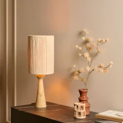 Lampenkappen & -Voeten<Light - Living Light & Living Lampenkap Medana Crème - 20x30x20 cm