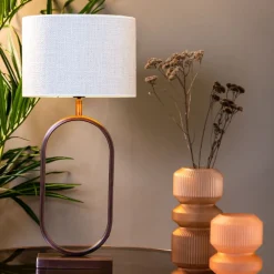 Lampenkappen & -Voeten<Light - Living Light & Living Lampenkap Saverna Wit - 30x21x30 cm