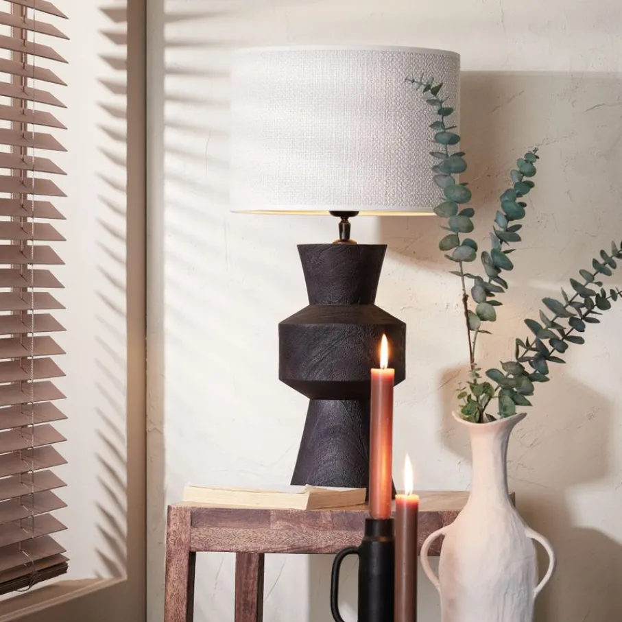 Lampenkappen & -Voeten<Light - Living Light & Living Lampenkap Saverna Wit - 30x21x30 cm