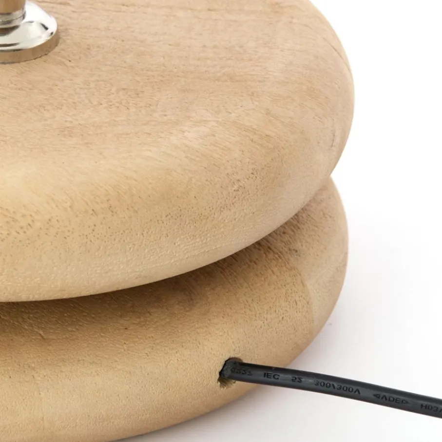Lampenkappen & -Voeten<Light - Living Light& Living Lampenvoet Eboli Naturel - E27 - 9 cm hoog