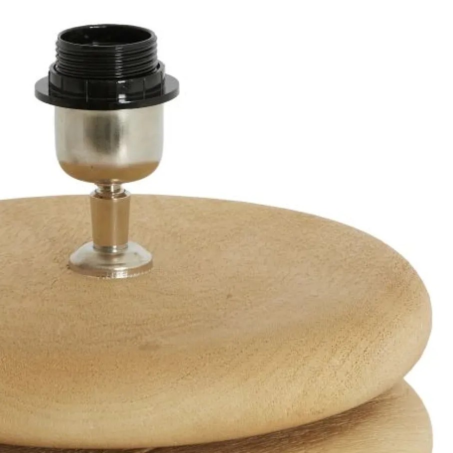 Lampenkappen & -Voeten<Light - Living Light& Living Lampenvoet Eboli Naturel - E27 - 9 cm hoog