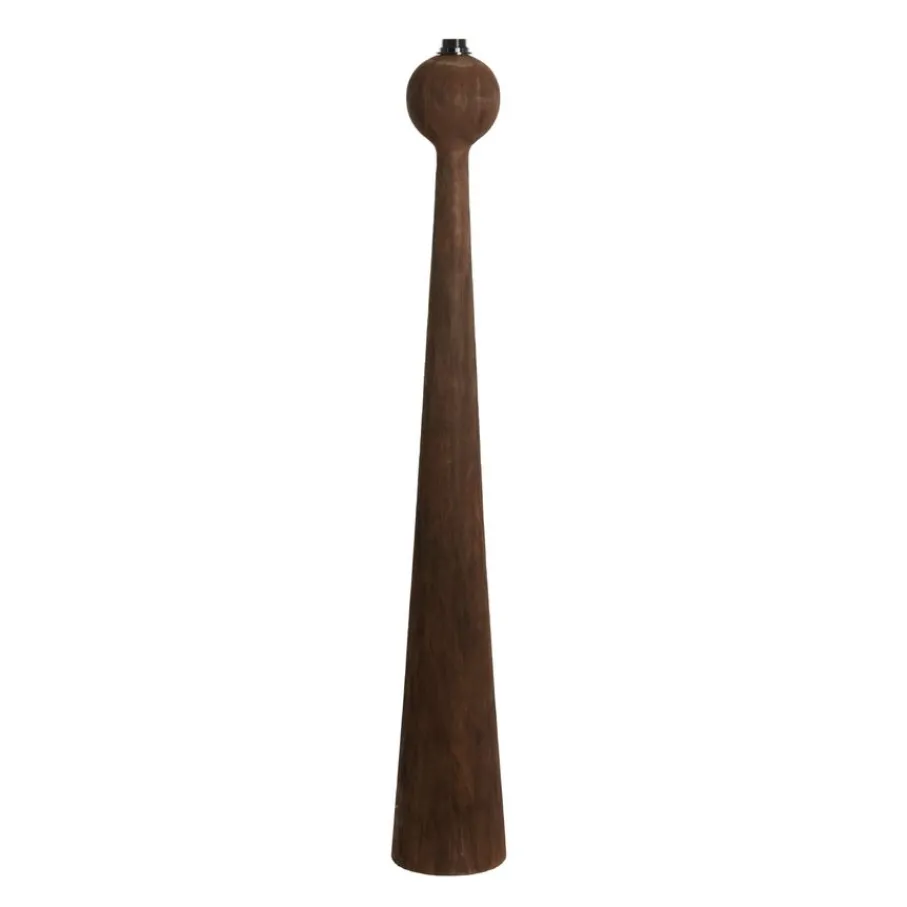 Lampenkappen & -Voeten|Vloerlampen<Light - Living Light & Living Lampenvoet Festina Donkerbruin - E27 - 125 cm hoog