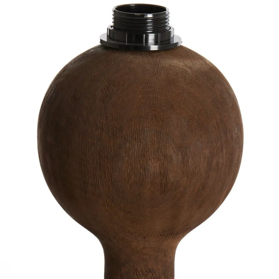 Lampenkappen & -Voeten|Vloerlampen<Light - Living Light & Living Lampenvoet Festina Donkerbruin - E27 - 125 cm hoog