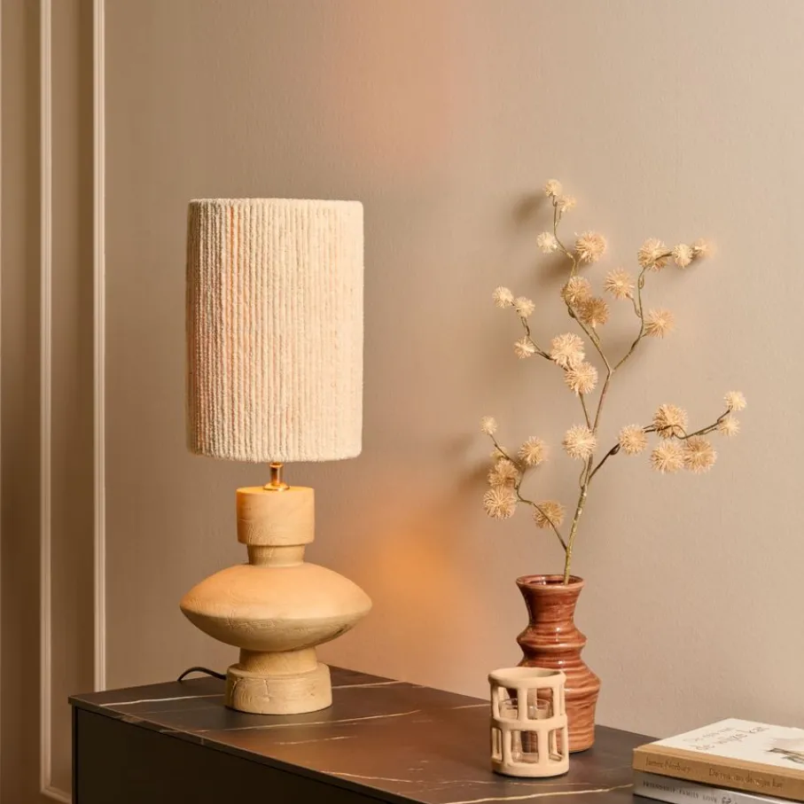 Lampenkappen & -Voeten<Light - Living Light & Living Lampenvoet Fiera Naturel - E27 - 25 cm hoog