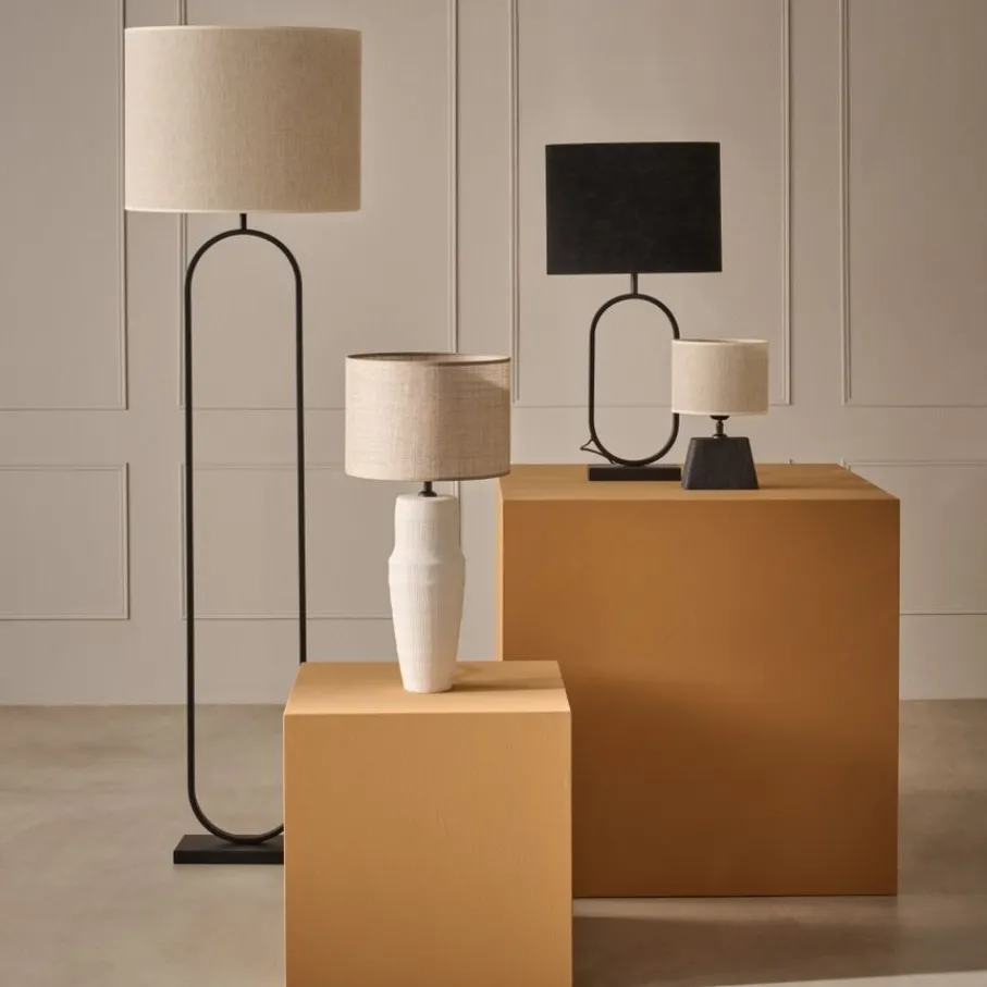 Lampenkappen & -Voeten<Light - Living Light & Living Lampenvoet Jamiri Zwart - E27 - 45 cm hoog