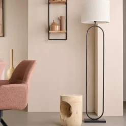 Lampenkappen & -Voeten<Light - Living Light & Living Lampenvoet Jamiri Zwart - E27 - 142 cm hoog