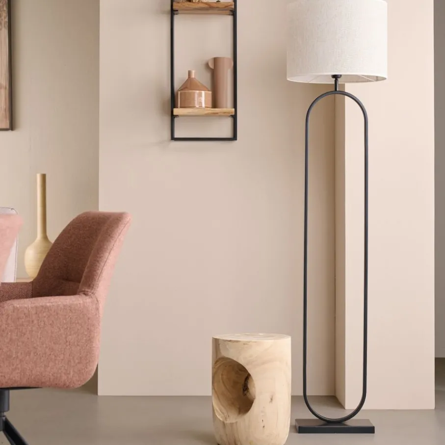 Lampenkappen & -Voeten<Light - Living Light & Living Lampenvoet Jamiri Zwart - E27 - 142 cm hoog