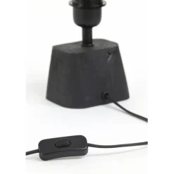Lampenkappen & -Voeten<Light - Living Light & Living Lampenvoet Kardan Zwart - E27 - 21 cm hoog