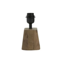 Lampenkappen & -Voeten<Light - Living Light & Living Lampenvoet Kardan Bruin - E27 - 21 cm hoog