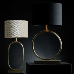 Lampenkappen & -Voeten<Light - Living Light & Living Lampenvoet Liva Goud - E27 - 37 cm hoog