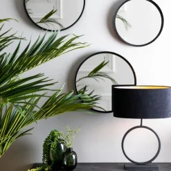 Lampenkappen & -Voeten<Light - Living Light & Living Lampenvoet Liva Zwart - E27 - 42 cm hoog