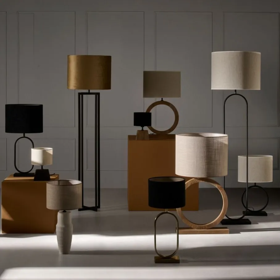 Lampenkappen & -Voeten<Light - Living Light & Living Lampenvoet Liva Zwart - E27 - 42 cm hoog