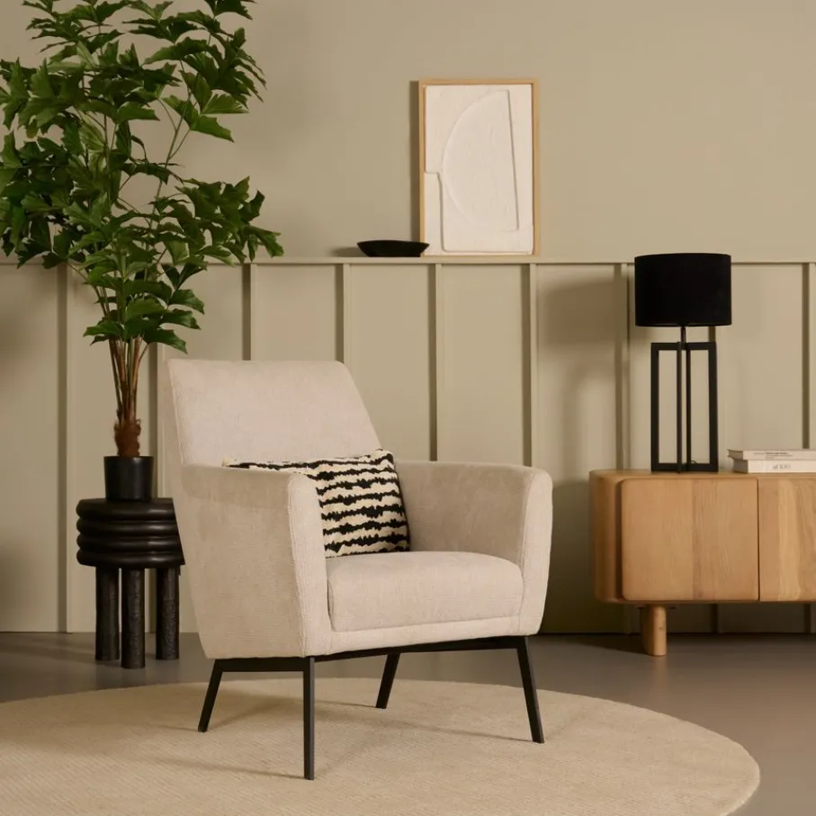 Lampenkappen & -Voeten<Light - Living Light & Living Lampenvoet Mace Zwart - E27 - 35 cm hoog